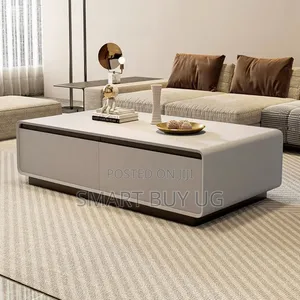Gray Centre Table With Storage | Living Room Coffee Table