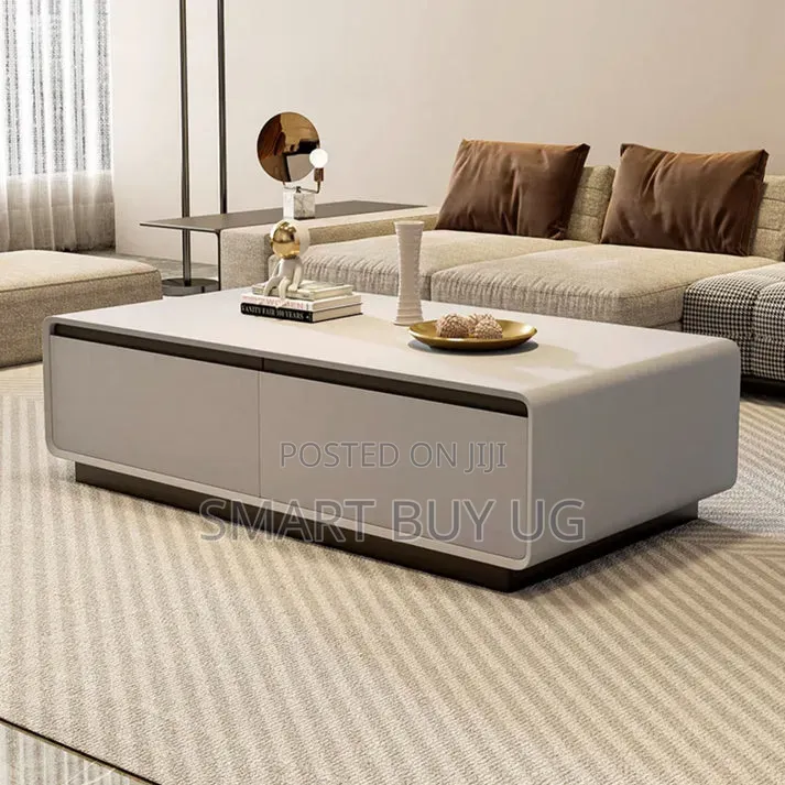 Gray Centre Table With Storage | Living Room Coffee Table