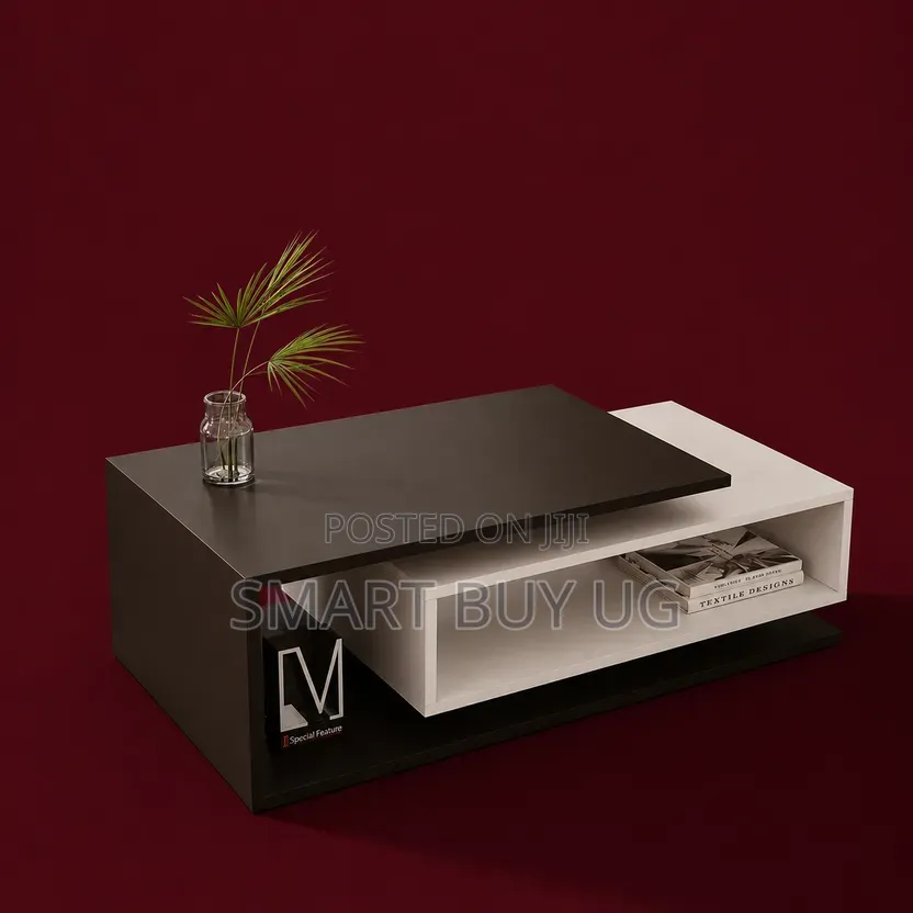 QContemporary Centre Table With Lower Shelf | Coffee Table