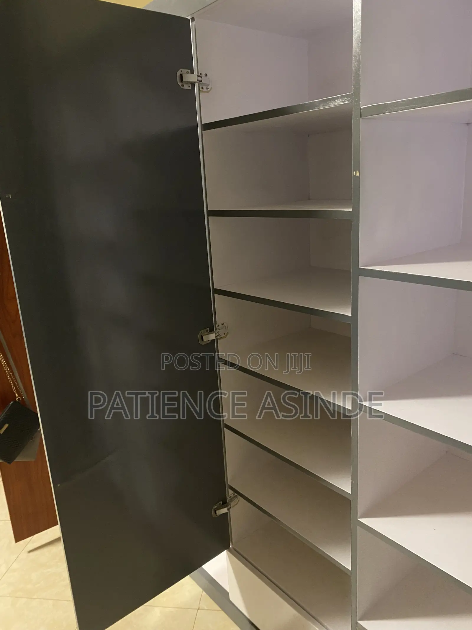 Storage Rack With Mirror