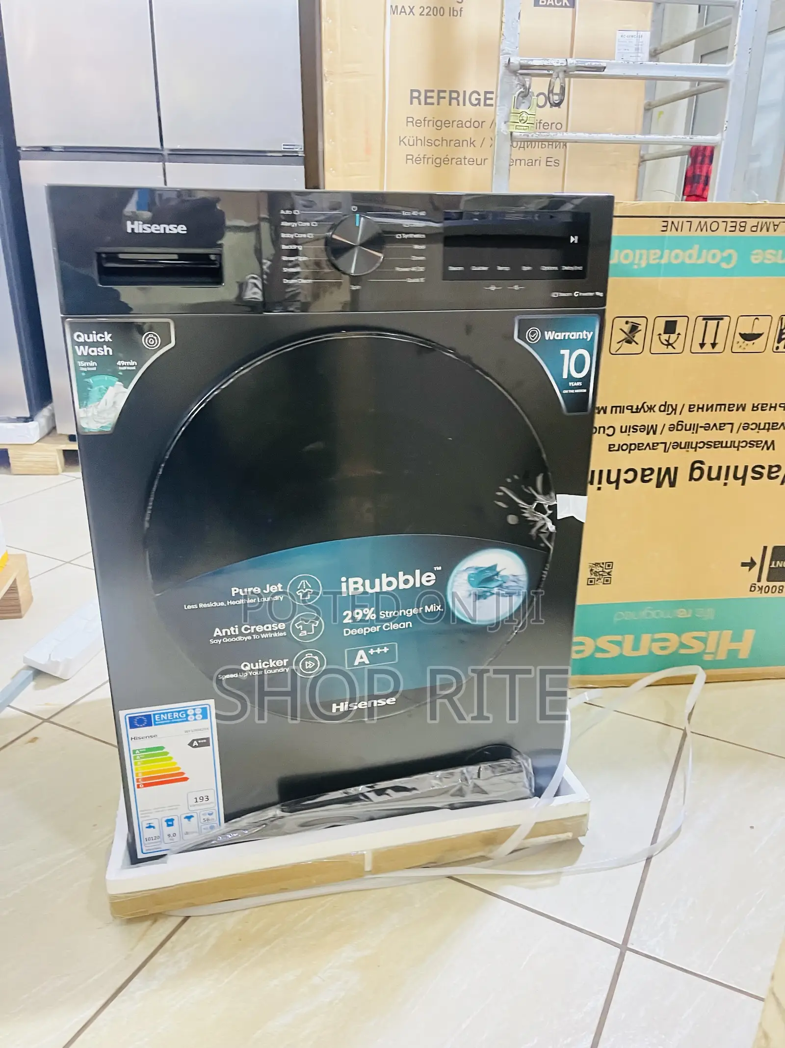 HISENSE 9kgs Front Loader Wide Drum Washing Machines