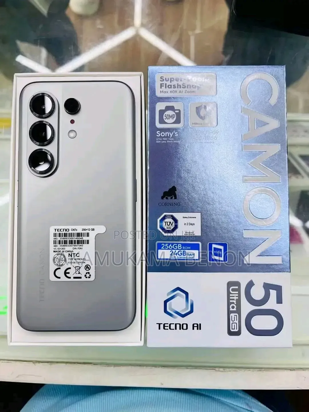 New Tecno Camon 50 Ultra 512 GB Silver