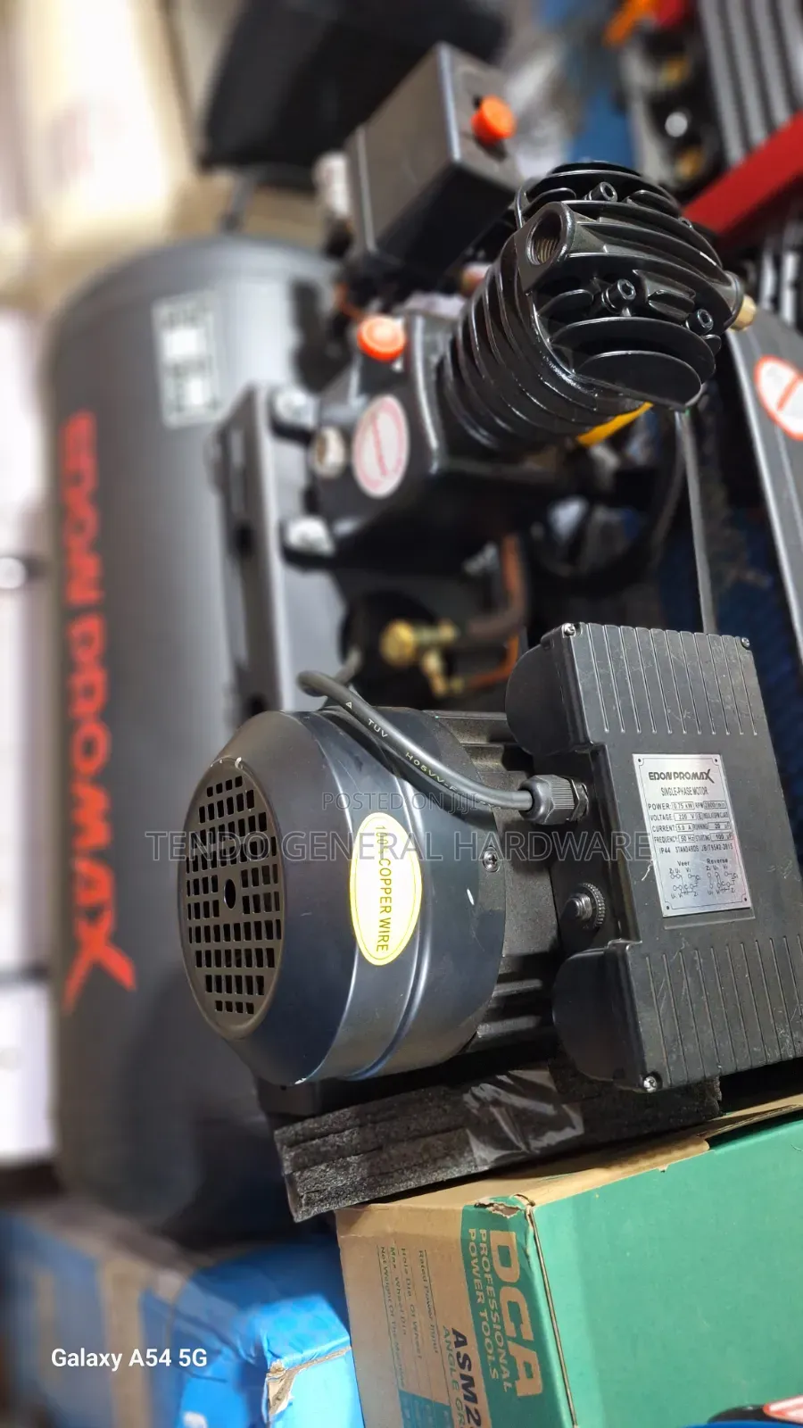 Silent Air Compressor Edon Promax 50litres,oil Free(belt)