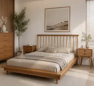 Soft Oak Sanctuary Light Wood, Spindle Headboard