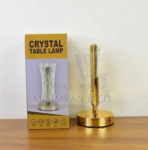 Creatice Rechargeable Crystal LED Table Lamp