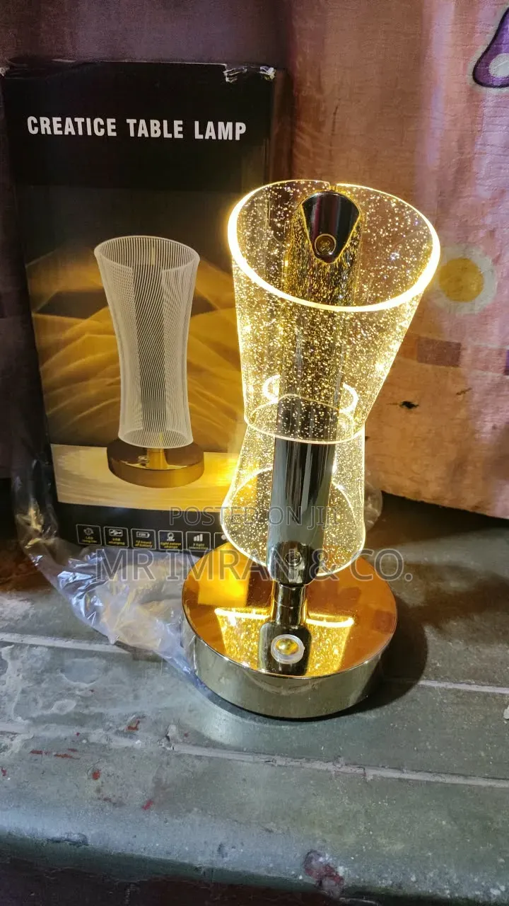Creatice Rechargeable Crystal LED Table Lamp