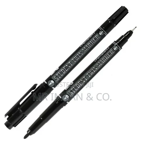 Black Permanent Twin Marker