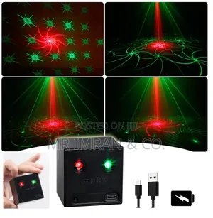 Rechargeable Mini R/G Laser Party Light
