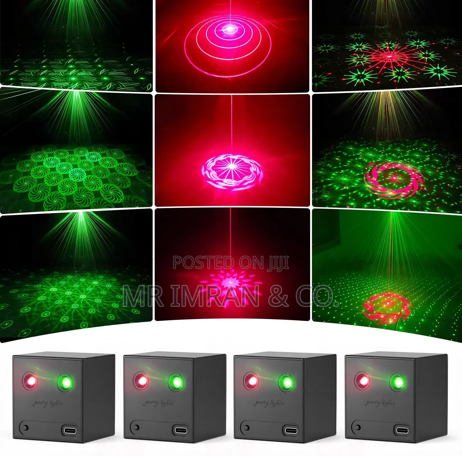 Rechargeable Mini R/G Laser Party Light