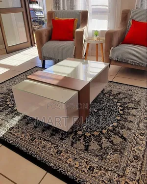 Center Table With Shelf | Modern Living Room Table