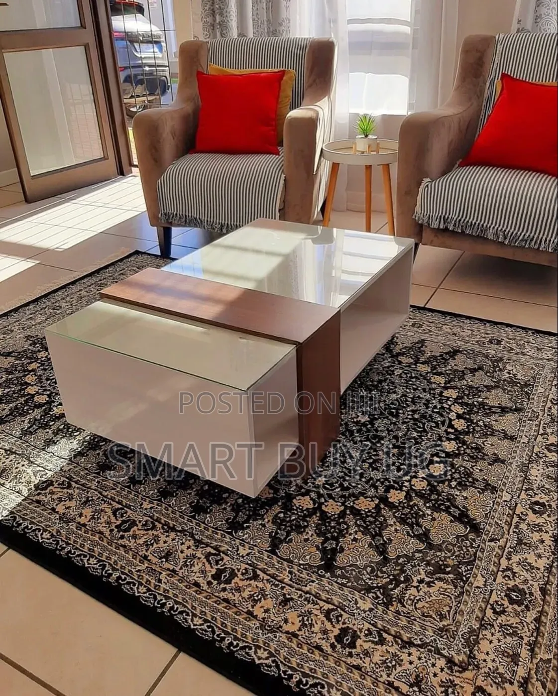 Center Table With Shelf | Modern Living Room Table
