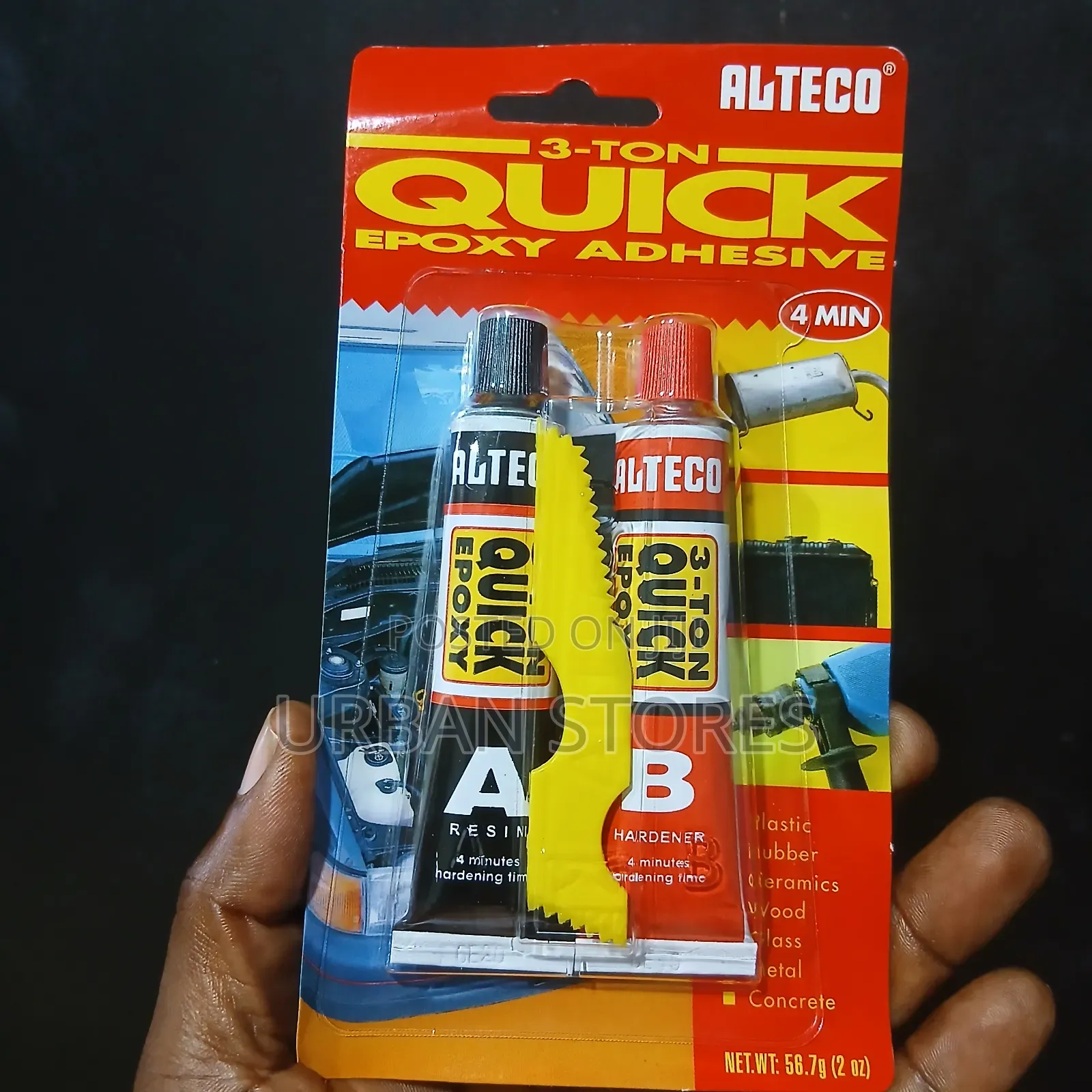 1Pc Adhesive 3 Ton Quick Epoxy Aladite -Urban Stores