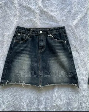 Short Jean Skirts (Denim Skirt)
