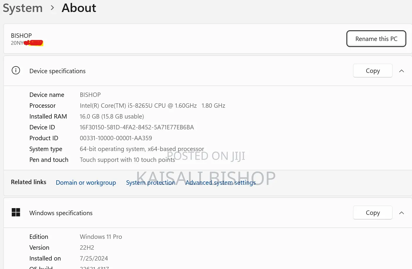 Laptop Lenovo ThinkPad T490s 16GB Intel Core i5 SSD 512GB