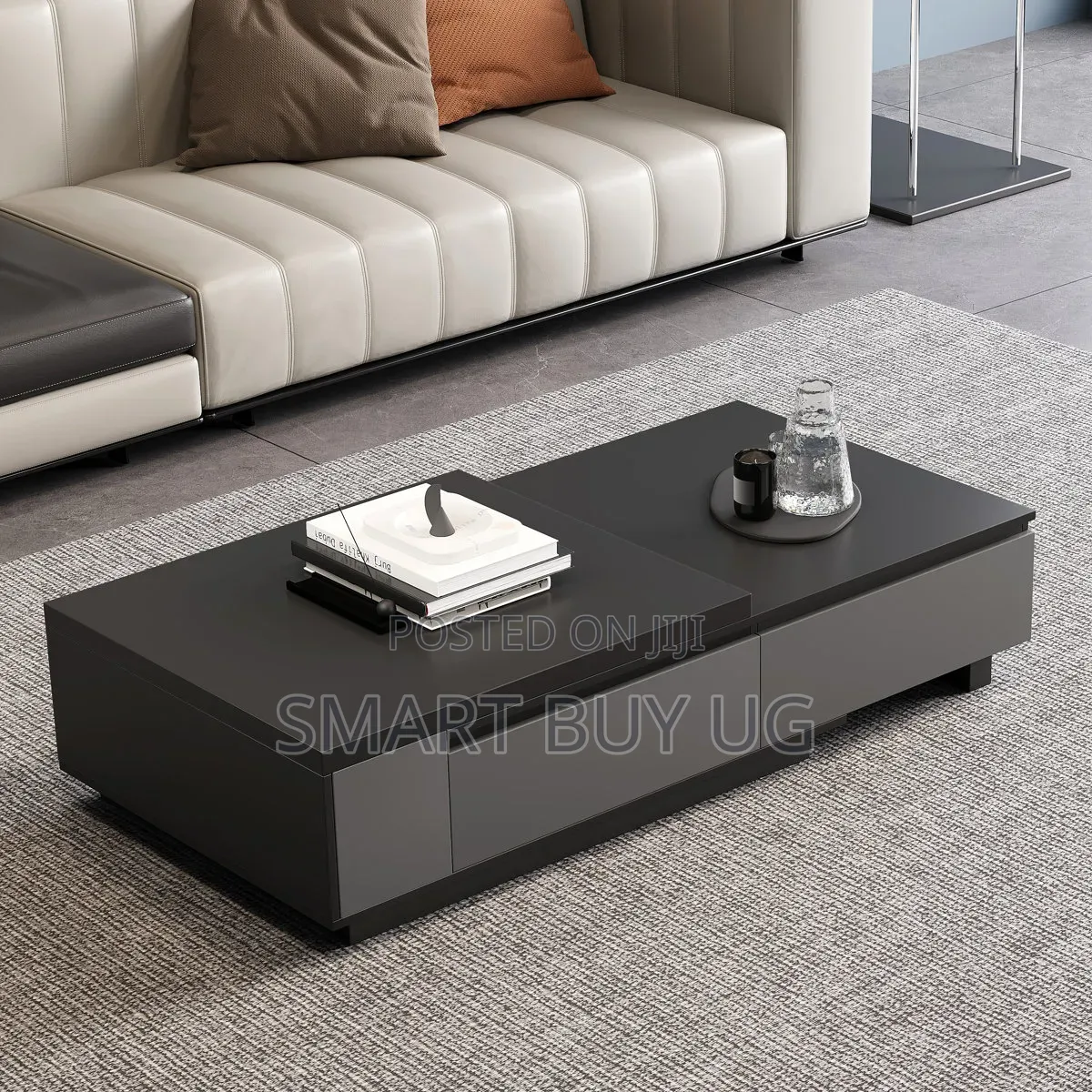 Wooden Center Table With Storage | Coffee Table