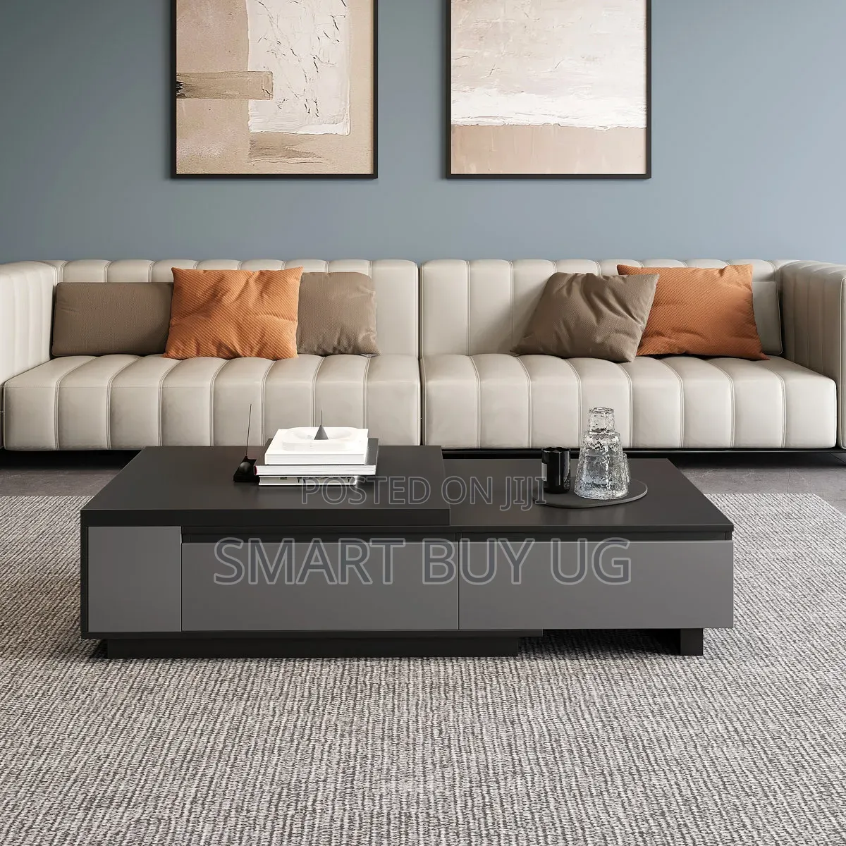 Wooden Center Table With Storage | Coffee Table