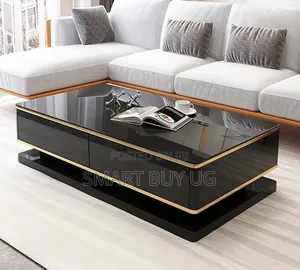 Black Center Table | Stylish Coffee Table for Living Room