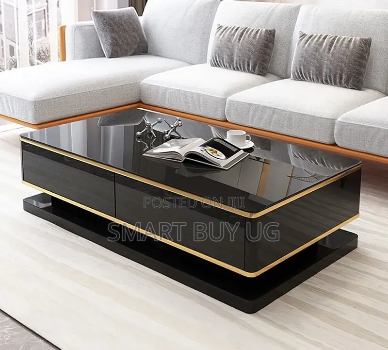 Black Center Table | Stylish Coffee Table for Living Room