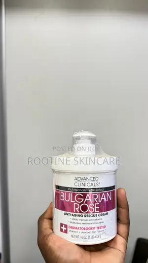 Advanced Clinicals Bulgarian Rose Anti Aging and Firming Rescue Cream