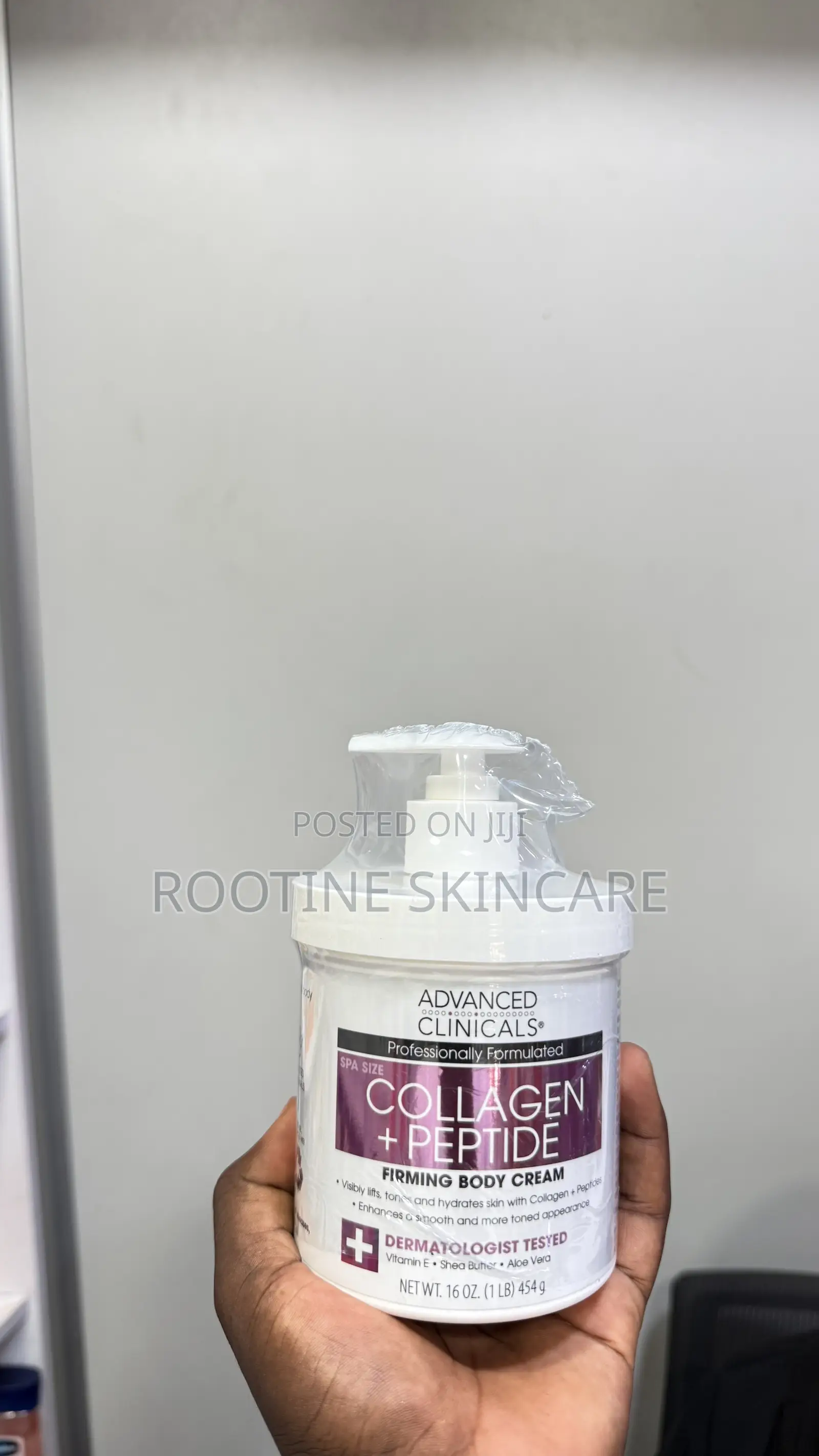 Advanced Clinicals Collagen Peptides Skin Firming Hydrating Body Cream
