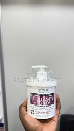 Advanced Clinicals Collagen Peptides Skin Firming Hydrating Body Cream