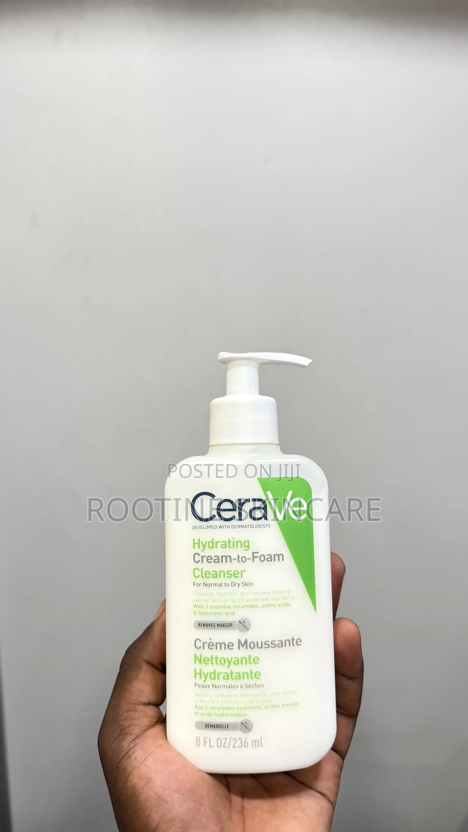 Cerave Hydrating Cream to Foam for Normal to Dry Skin 236mls