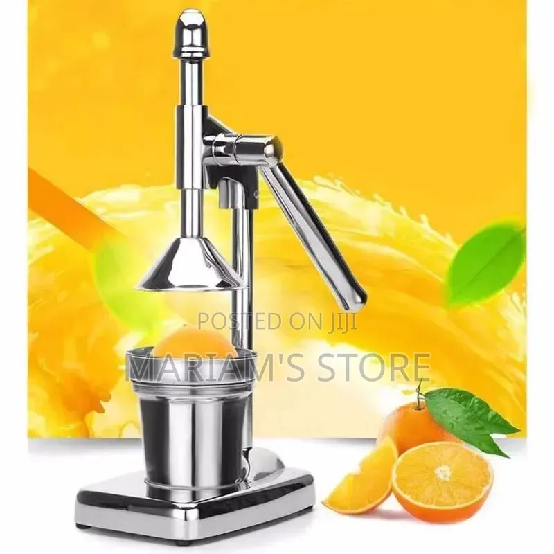 Stainless Steel Manual Lever Fruit Press and Citrus Juicer