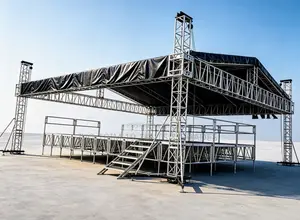 Modular Galvanized Box Truss Stage System
