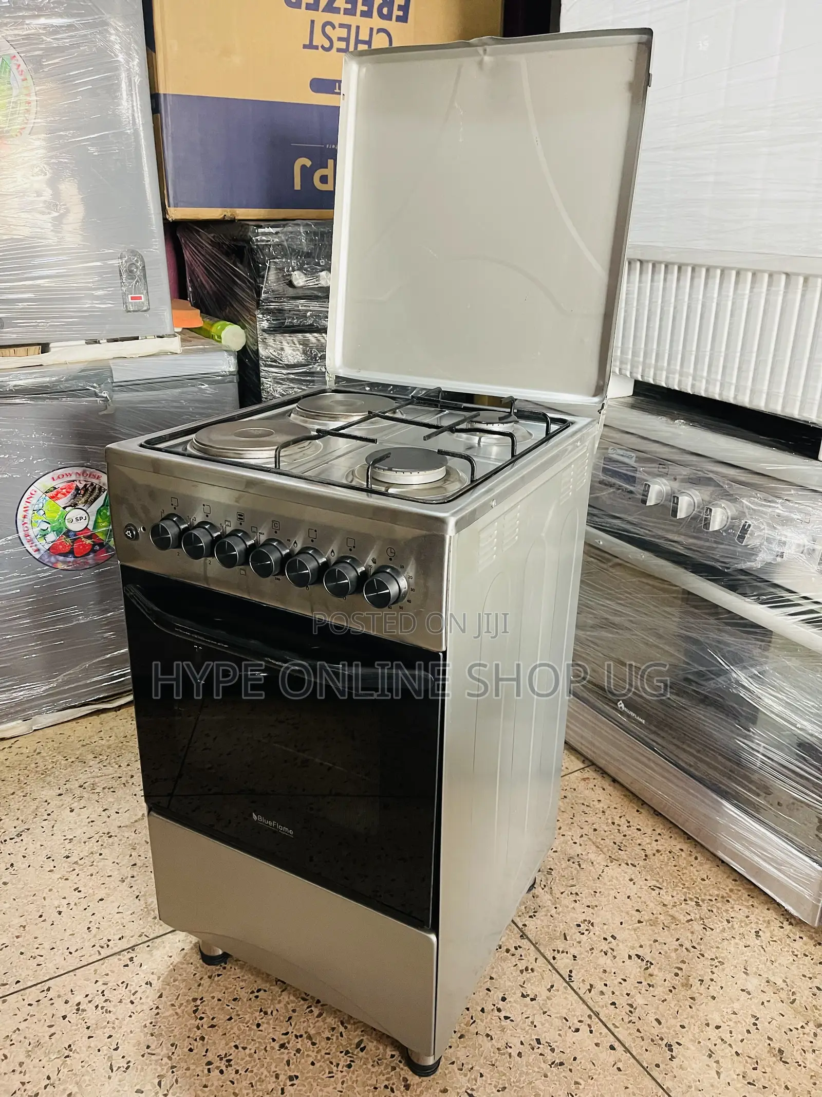 Blueflame 2electric,2gas,imported Used Cooker With Full Electric Oven