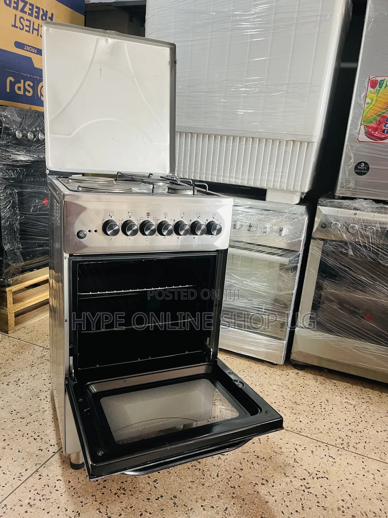 Blueflame 2electric,2gas,imported Used Cooker With Full Electric Oven