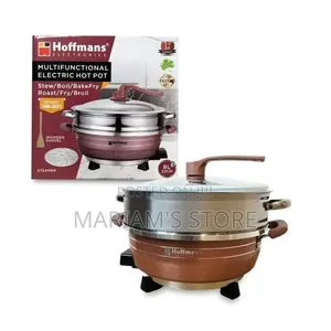 Hoffmans 8L Multifunctional Electric Hot Pot & Steamer