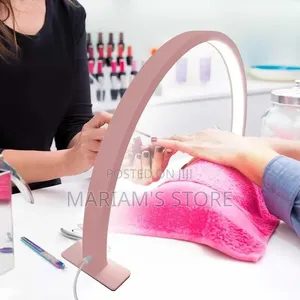 U-Shaped Half-Moon LED Desk Lamp Used for Manicures