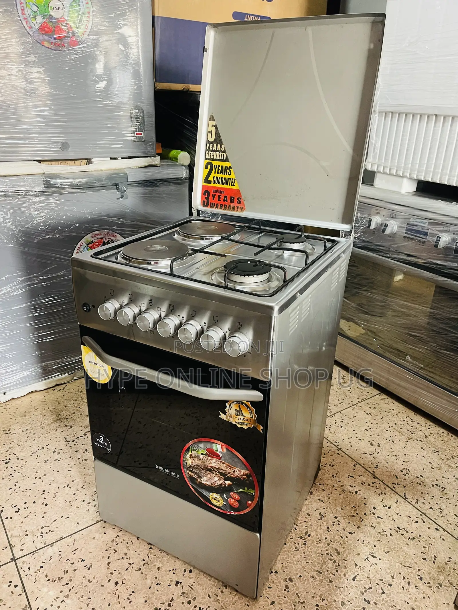50/50cm,electric and Gas 2+2 Blueflame Imported Used Cooker
