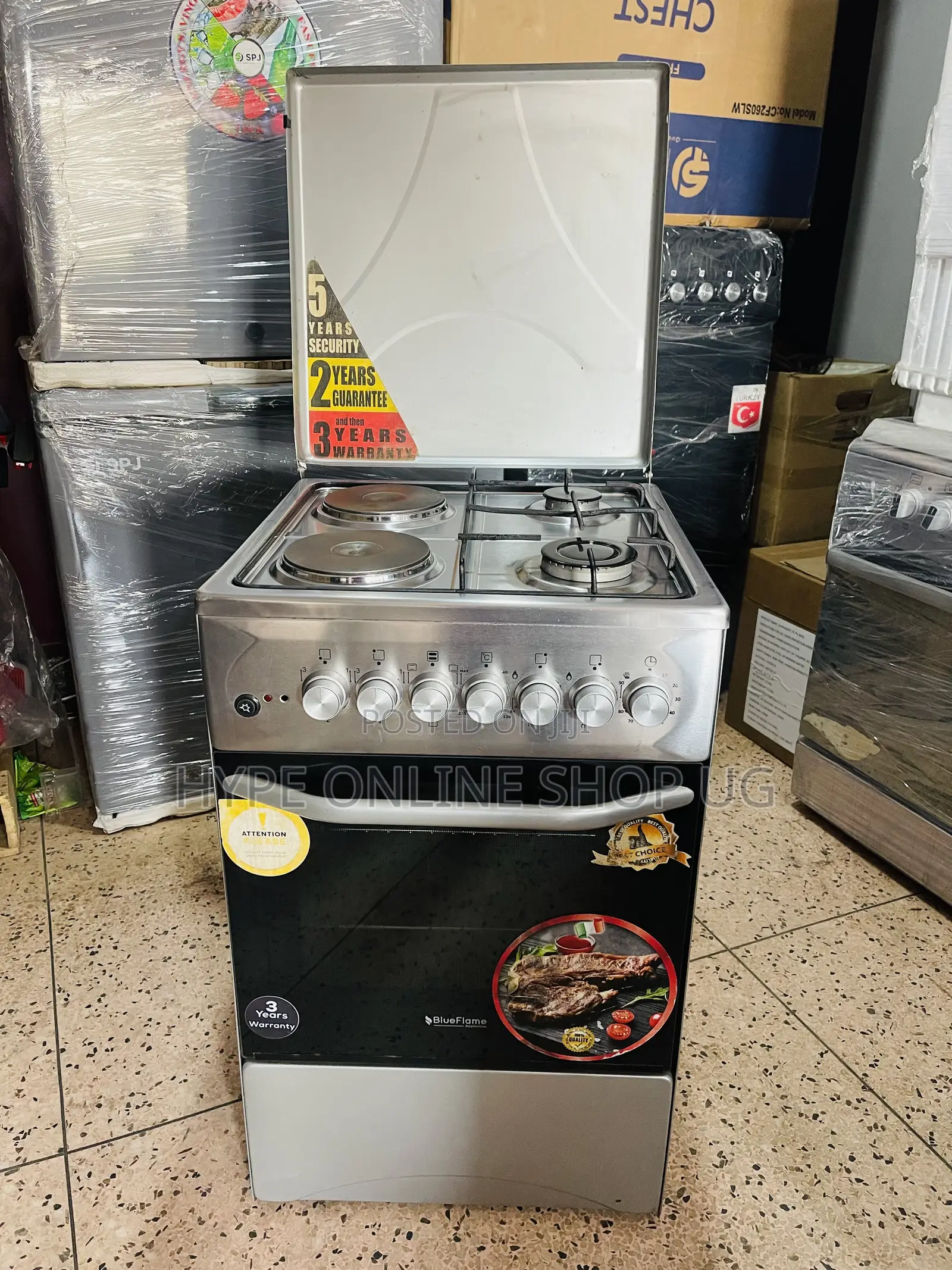 50/50cm,electric and Gas 2+2 Blueflame Imported Used Cooker