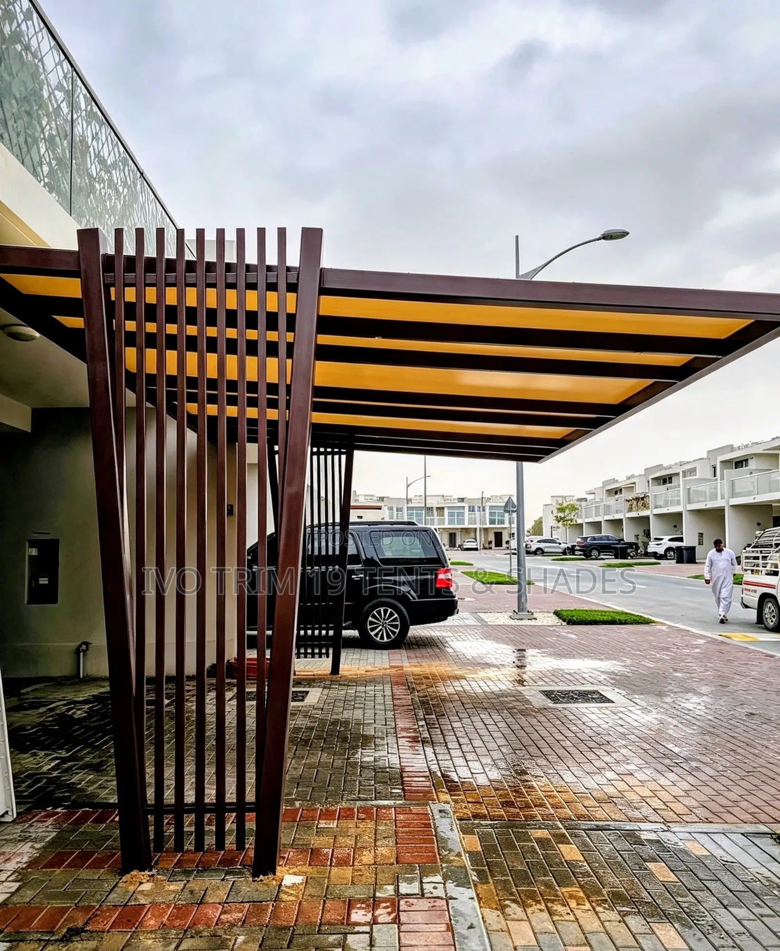 Modern Cantilevered Architectural Carport Canopy