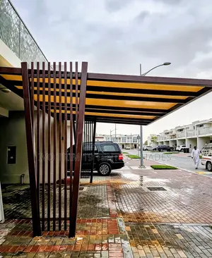 Modern Cantilevered Architectural Carport Canopy
