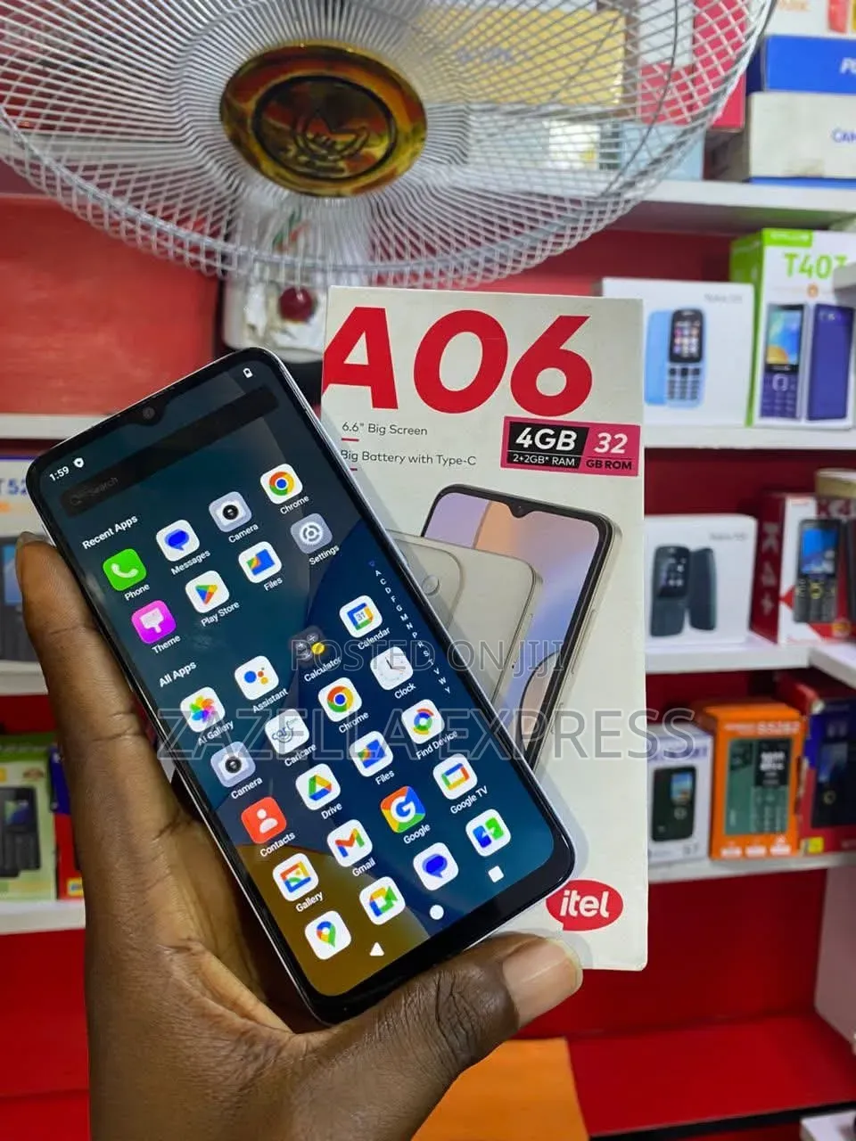 New Itel A06 32 GB Blue