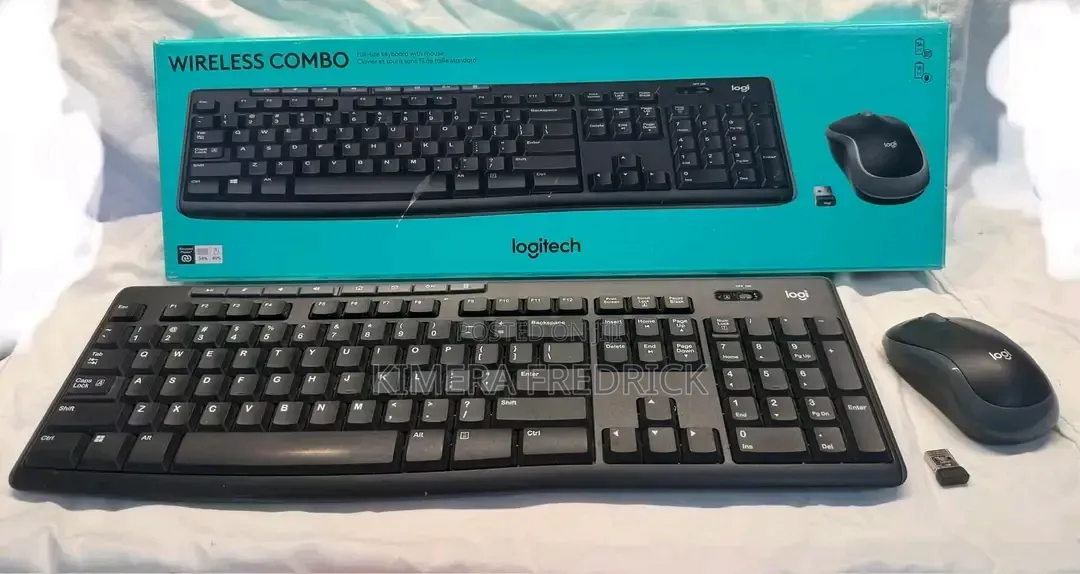 Logitech Wireless Keyboard Combo With a Mouse