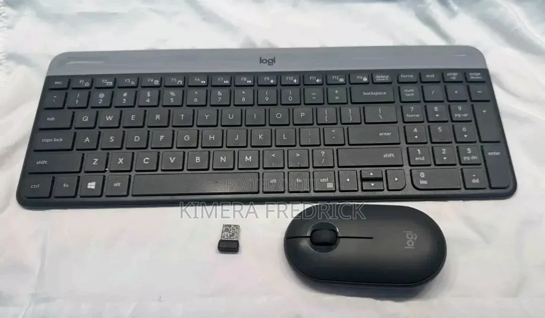 Logitech Wireless Keyboard Combo With a Mouse