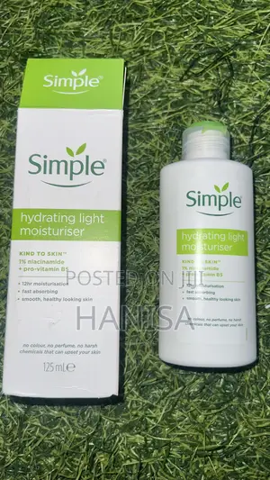 Simple Face Moisturizer