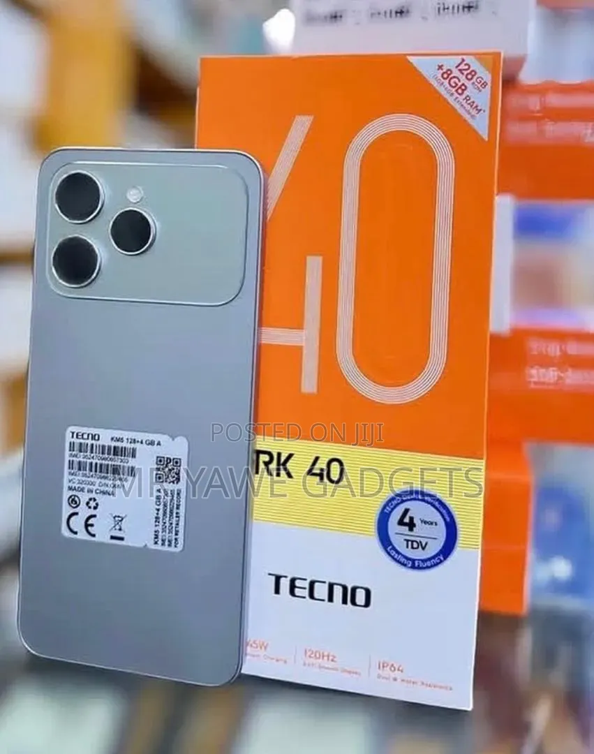 New Tecno Spark 40 128 GB Gray