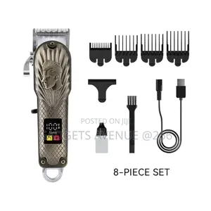 Professional Electric Hair Clipper and Beard Trimmer Set