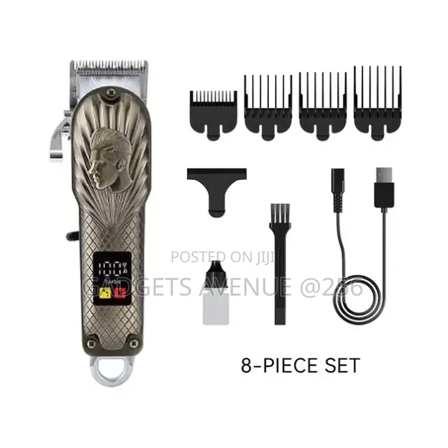 Professional Electric Hair Clipper and Beard Trimmer Set