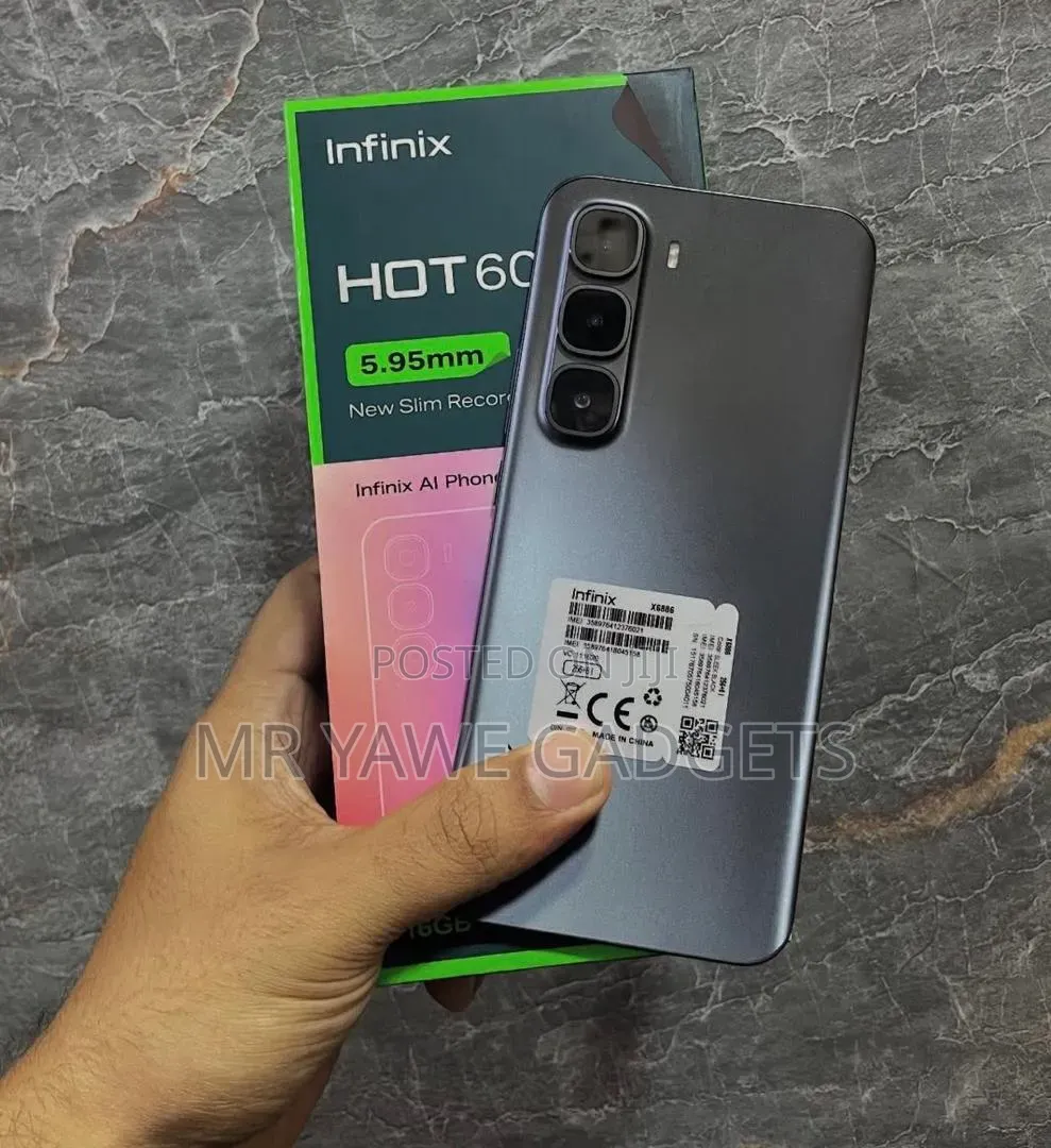 New Infinix Hot 60 Pro+ 256 GB Black