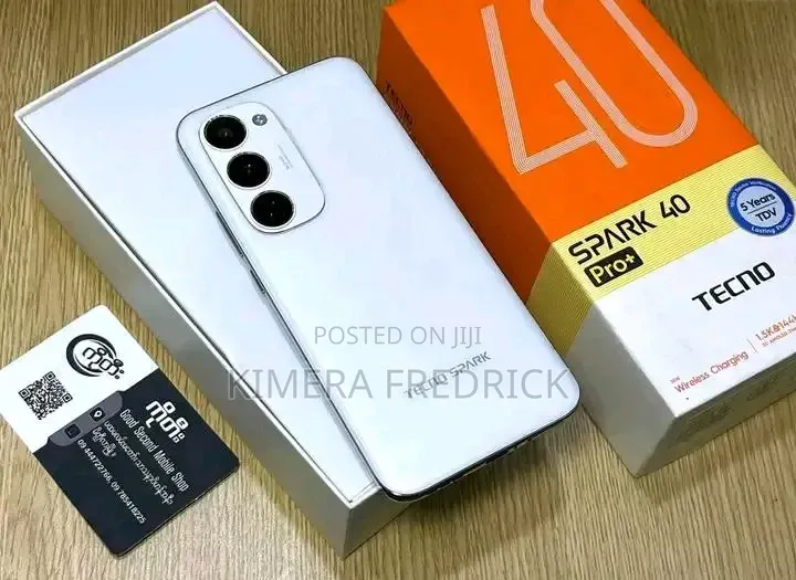 New Tecno Spark 40 Pro+ 256 GB White