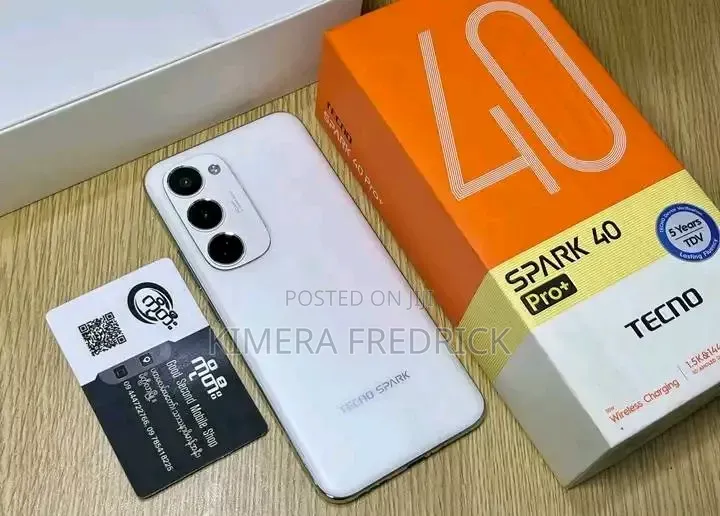 New Tecno Spark 40 Pro+ 256 GB White