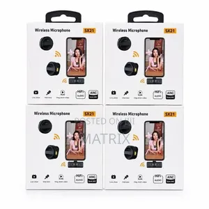 SX21 Wireless Microphone – Dual Mic With ANC & Magnetic Clip