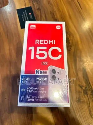 New Xiaomi Redmi 15C 256 GB Black