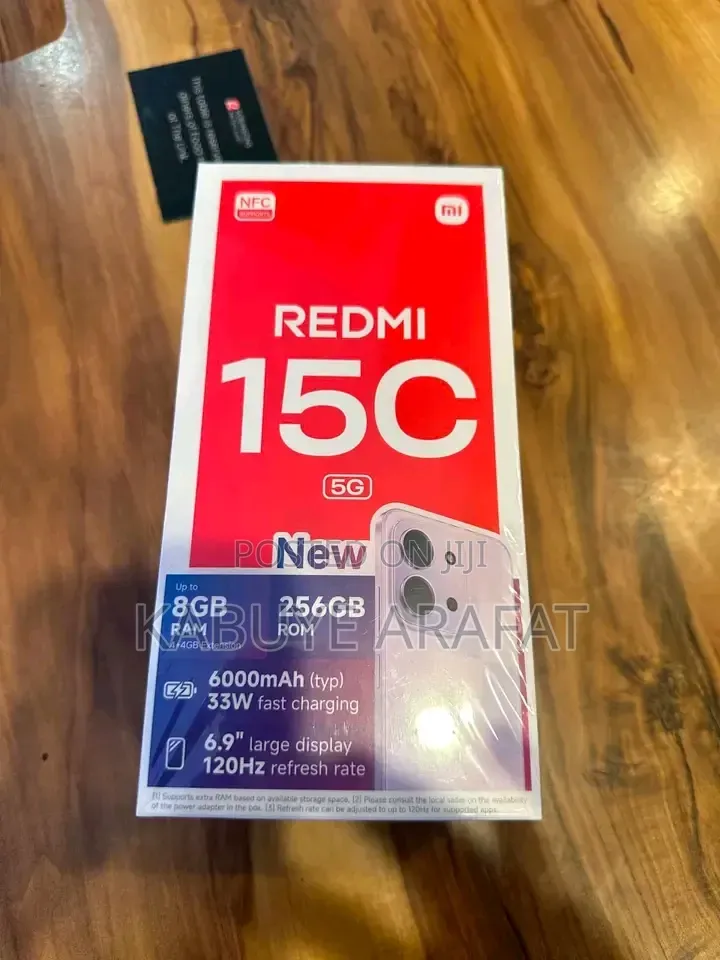 New Xiaomi Redmi 15C 256 GB Black