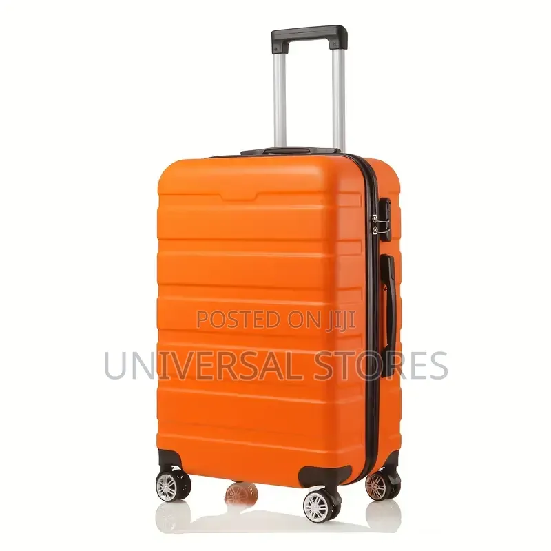 Orange Hard-Shell Hardside Trolley Suitcase